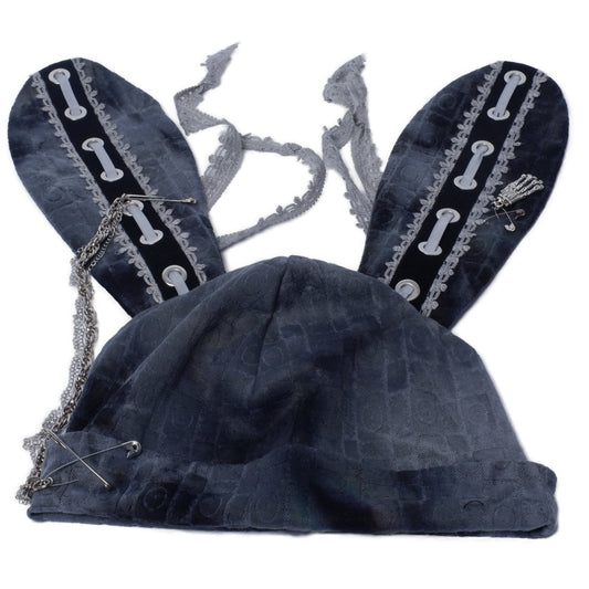 Bunny Ear Beanie Tie Dye - Used Look 3