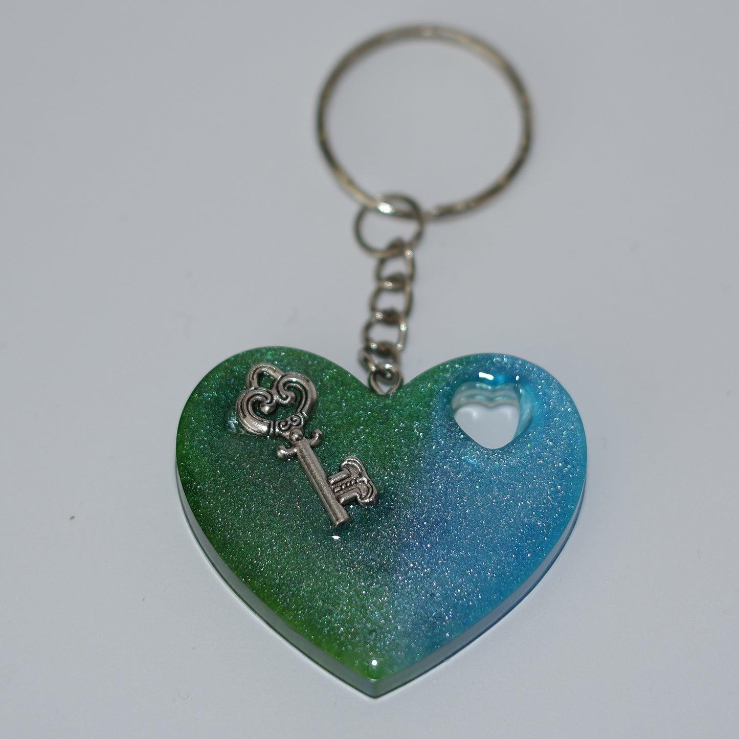 Herz-Anhänger - Schlüssel Colorsplit