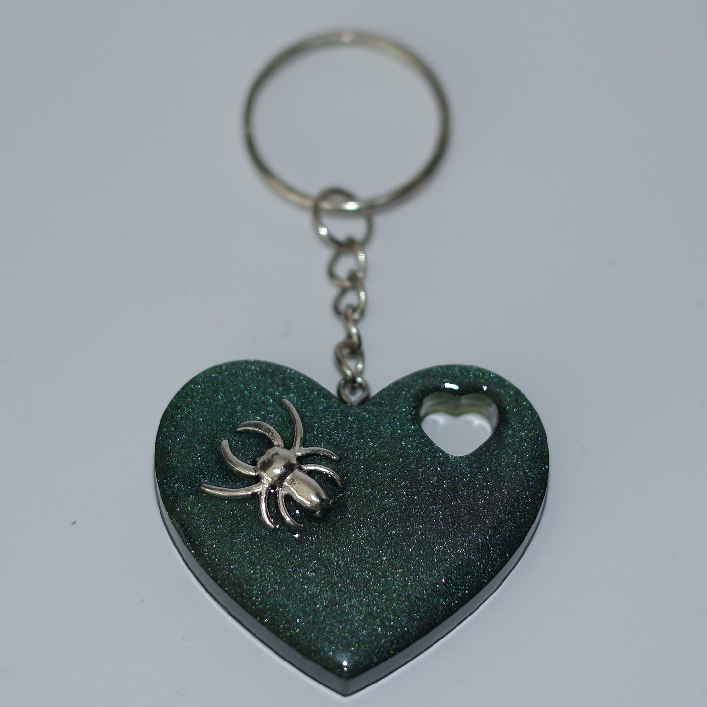 Herz-Anhänger - Spinne