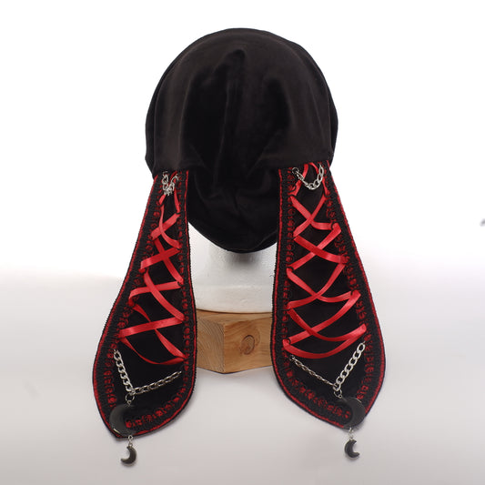 Velvet Bunny Beanie -Spitze Mond 56 cm