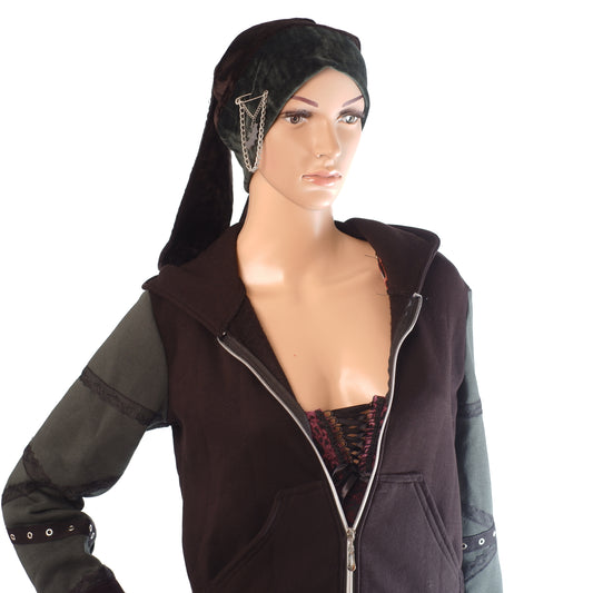 Velvet Bunny Beanie - Bats in Chains