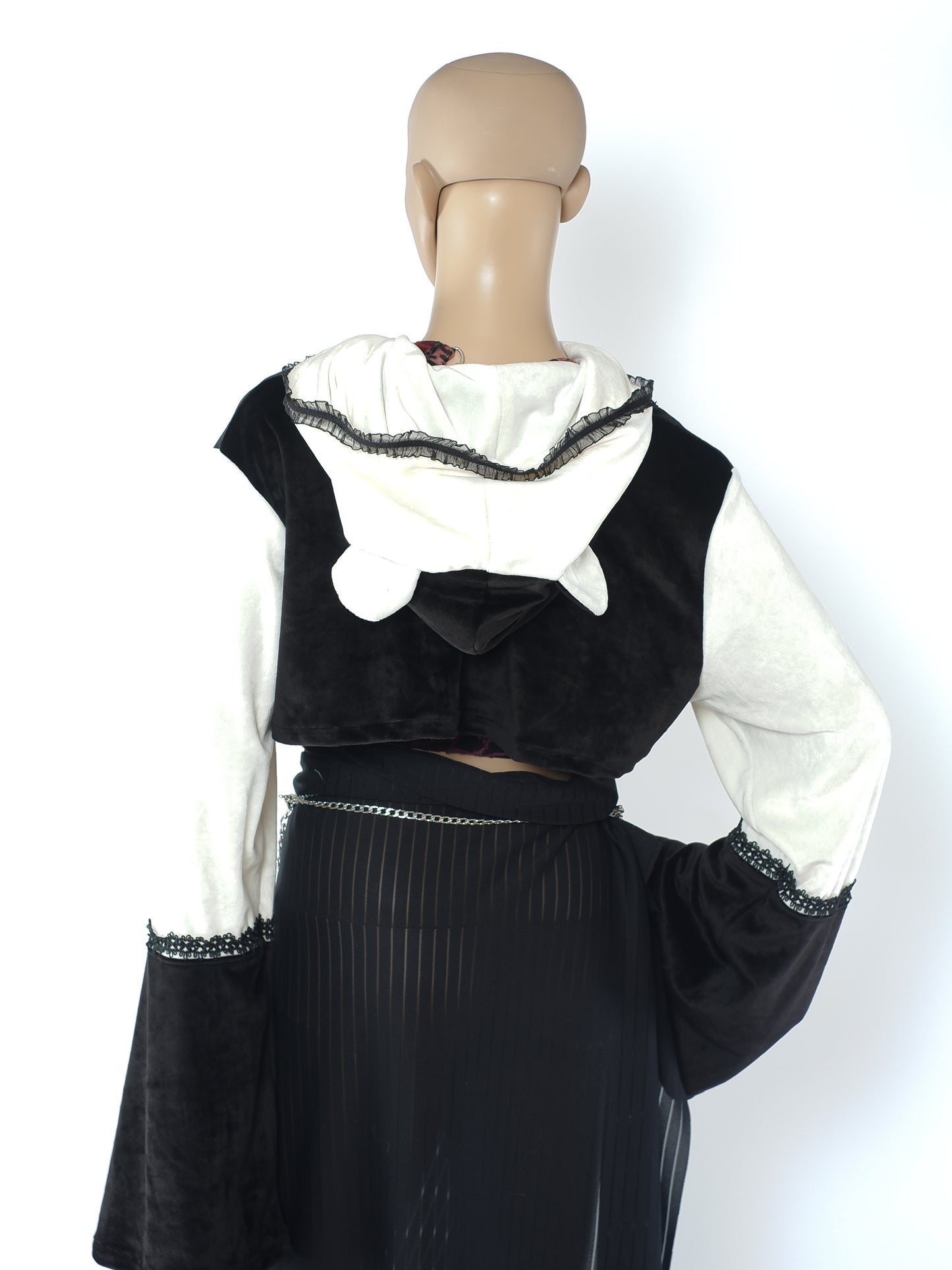 Panda-Ear Velvet Oversized Shrug Größe - L - Einzelstück