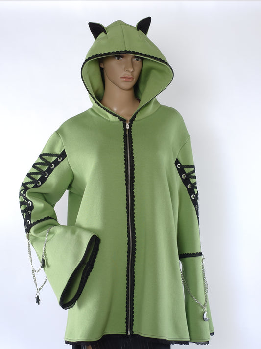 Oversize Kapuzenjacke - Größe 2XL "Mystic"