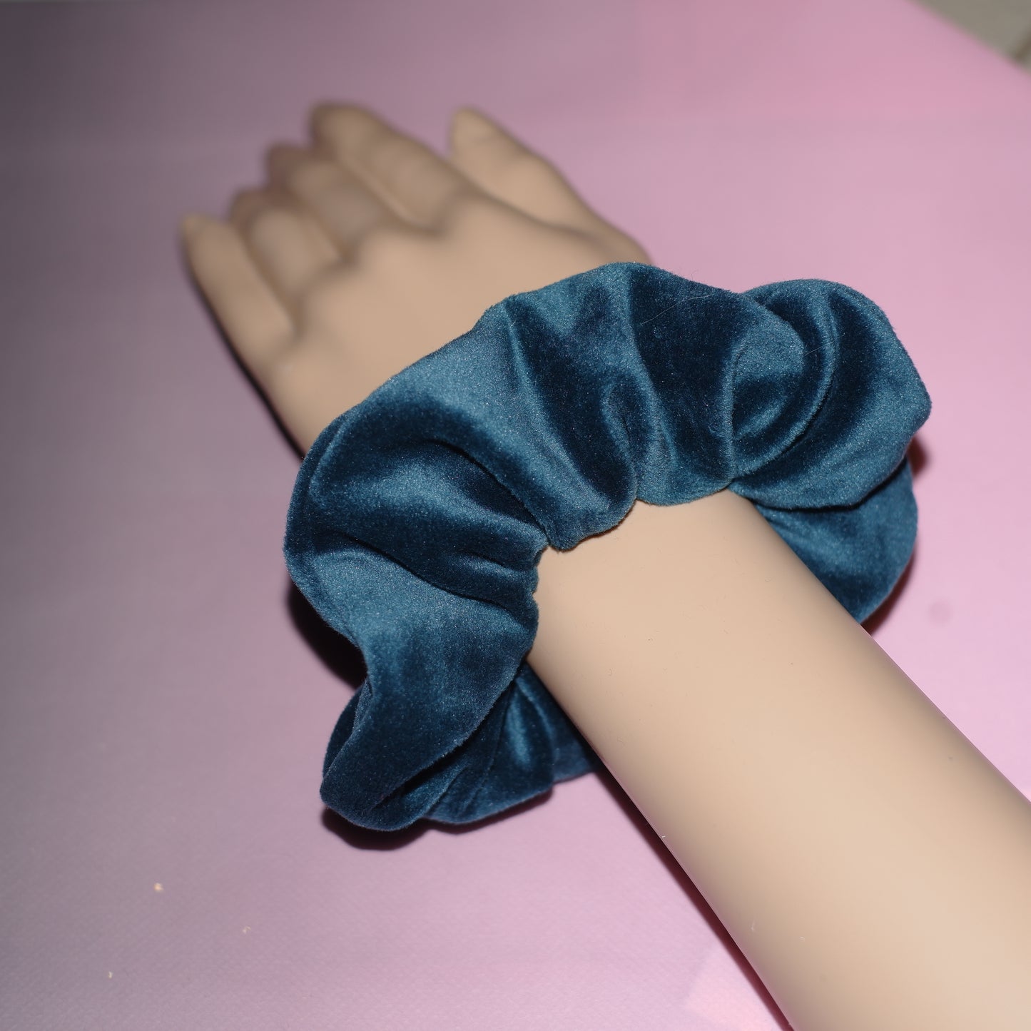 Scrunchie "Velvet Elegance" Petrol
