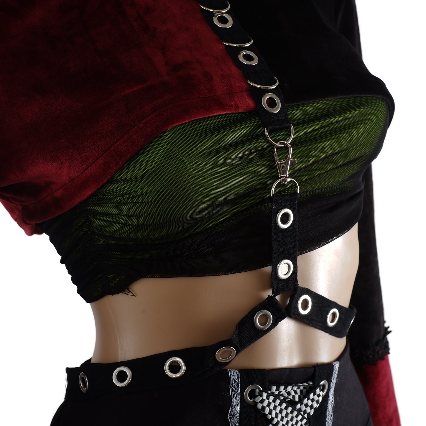 Cat-Ear Velvet Oversized Shrug Größe - XS