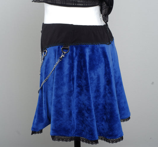 Velvet Skirt Größe 46 Midnight Spell