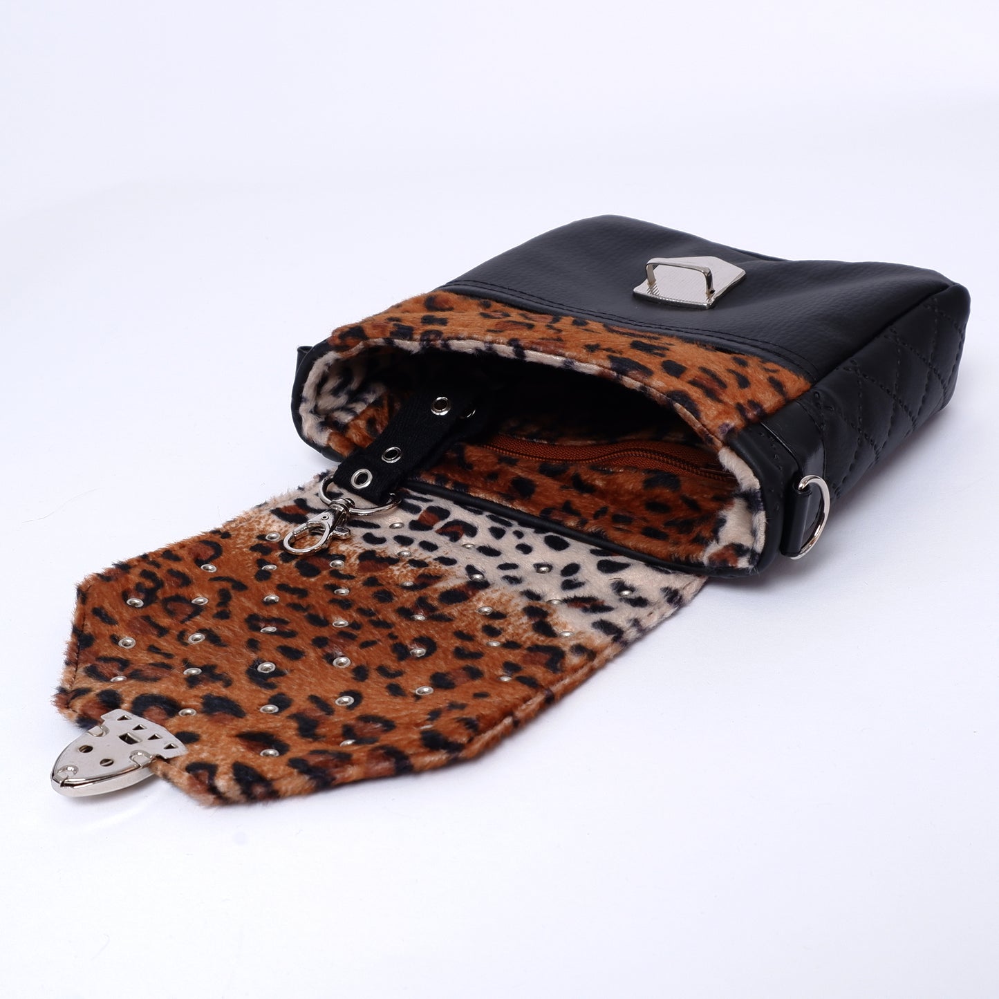 2- Wege Tasche Glam Cheetah