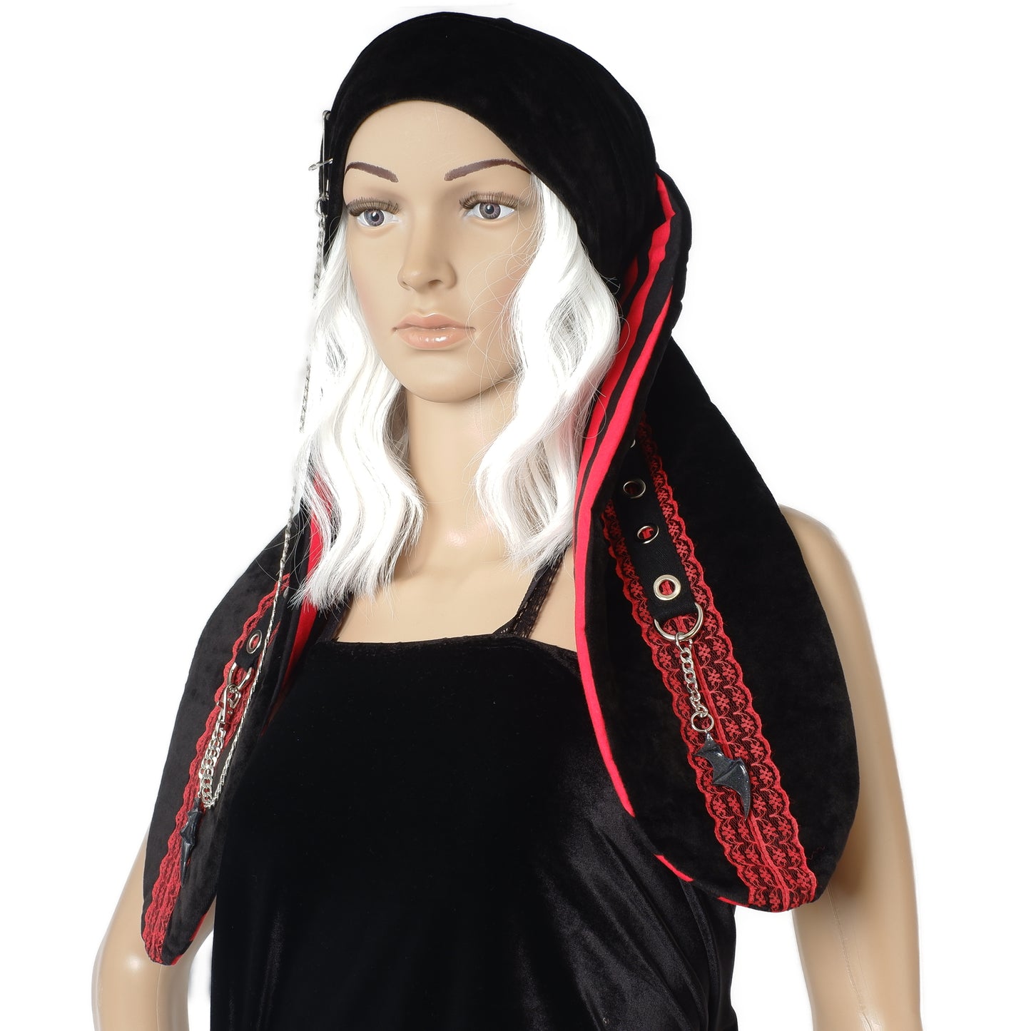 Velvet Bunny Beanie - Midnight Bunny - Long