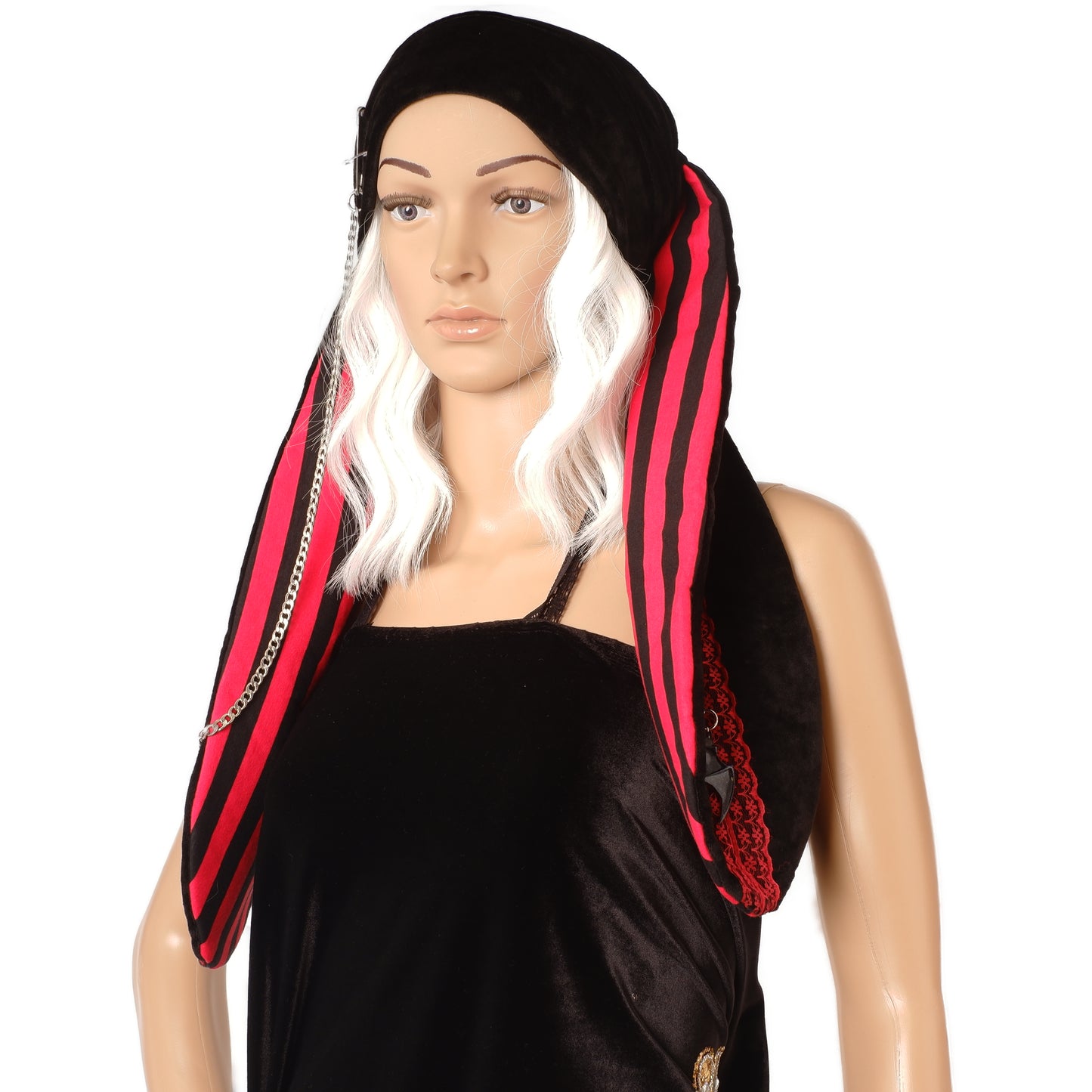 Velvet Bunny Beanie - Midnight Bunny - Long