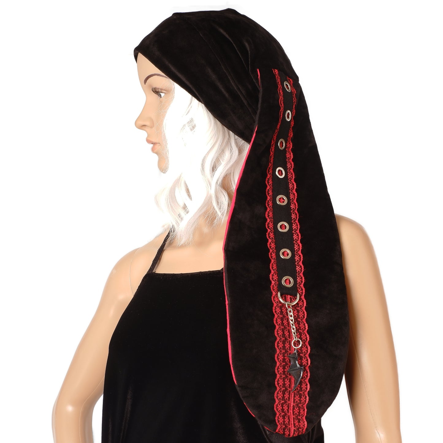 Velvet Bunny Beanie - Midnight Bunny - Long