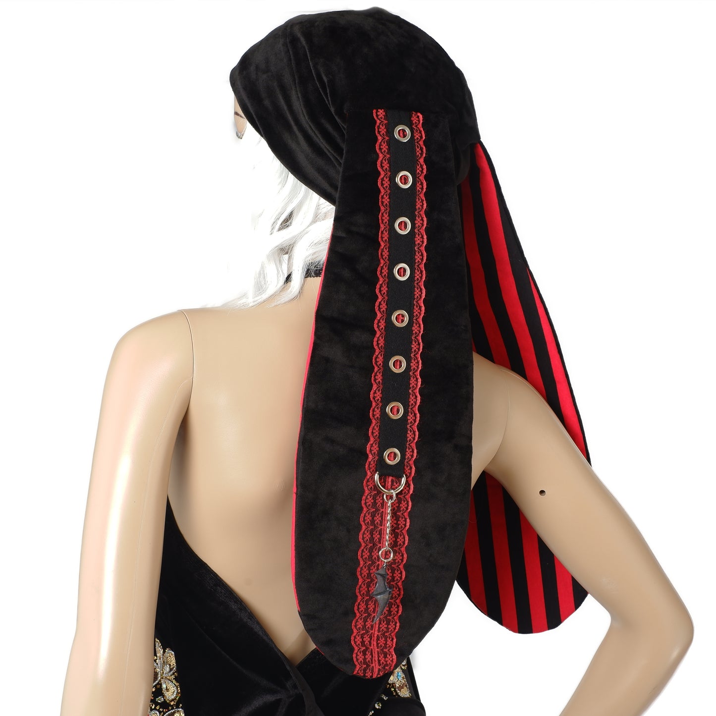 Velvet Bunny Beanie - Midnight Bunny - Long