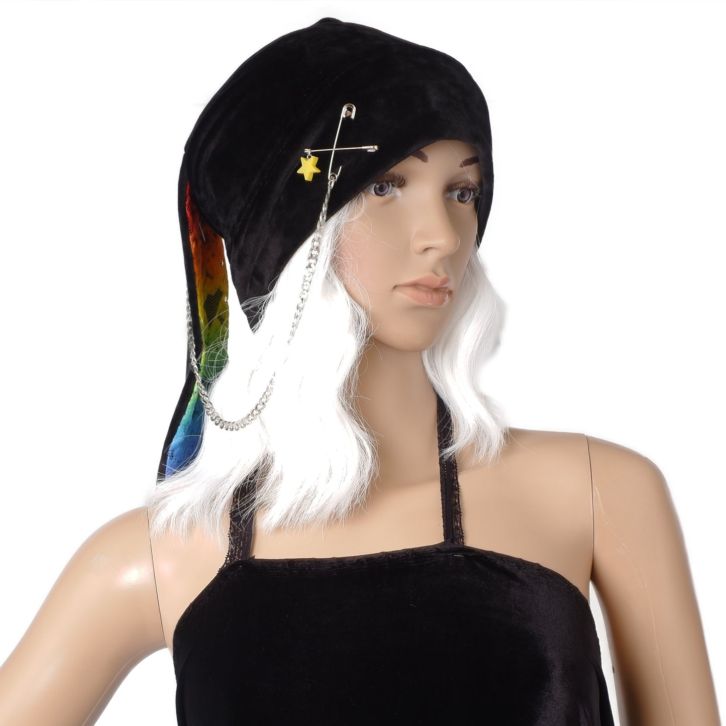 Velvet Bunny Beanie - Rainbow short