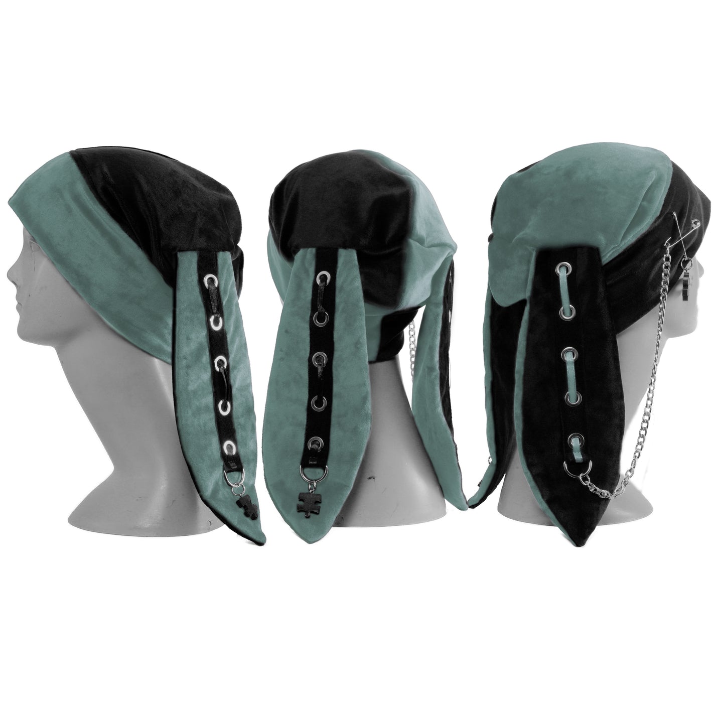 Velvet Bunny Beanie - Harlekin