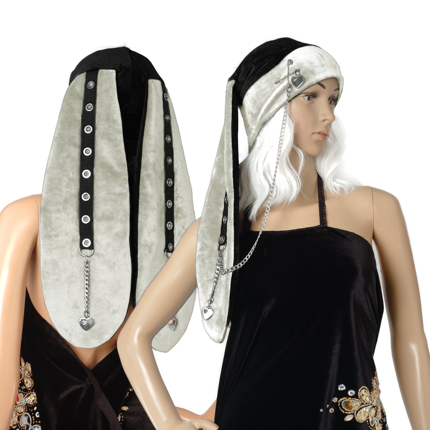 Velvet Bunny Beanie - Classic Bunny - Long