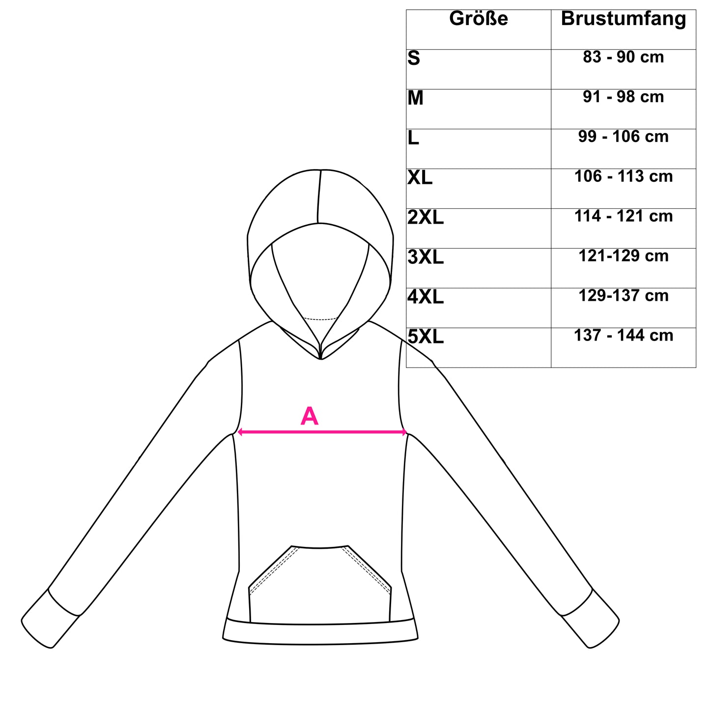 Hoodie - Bloody Claw - Größe XL