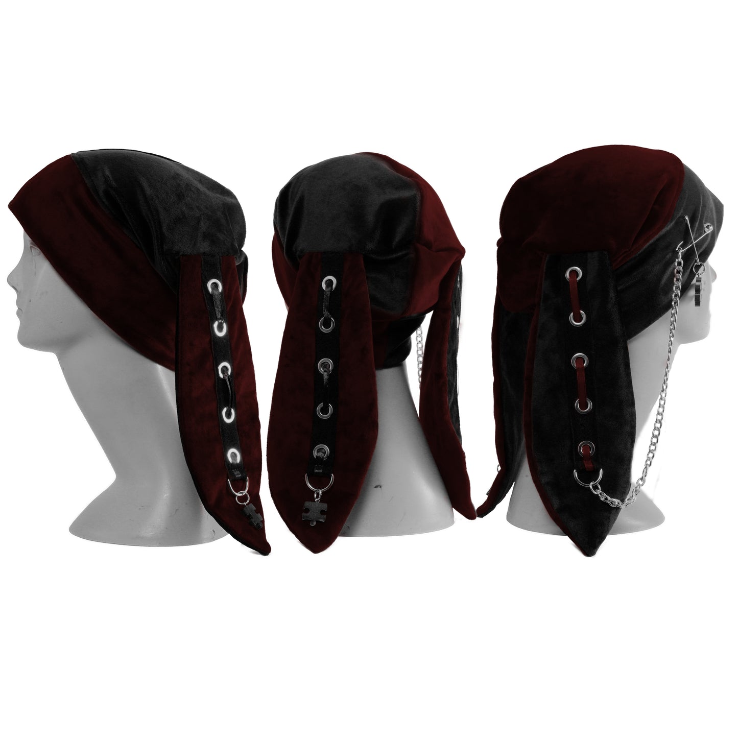 Velvet Bunny Beanie - Harlekin