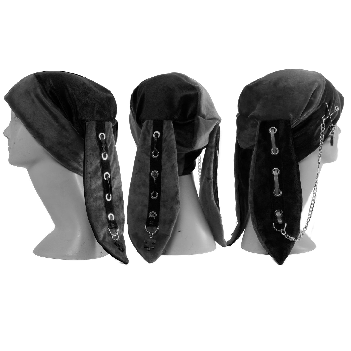 Velvet Bunny Beanie - Harlekin