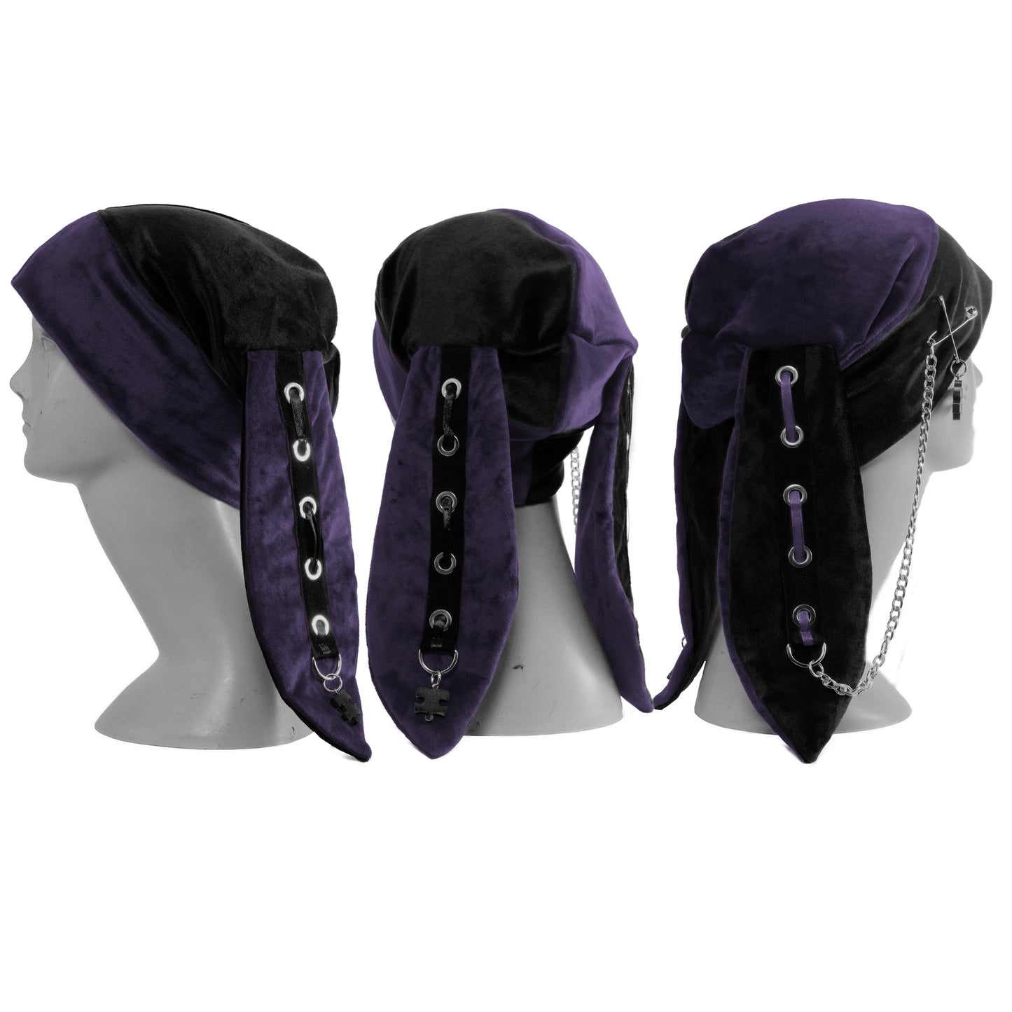 Velvet Bunny Beanie - Harlekin