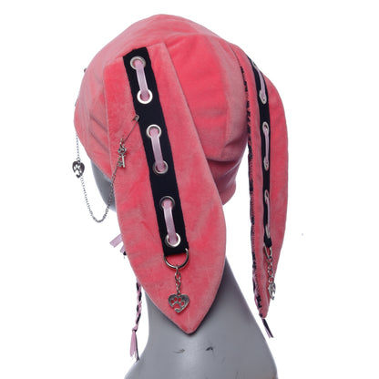 Bunny Beanie Cap - Cotton Candy