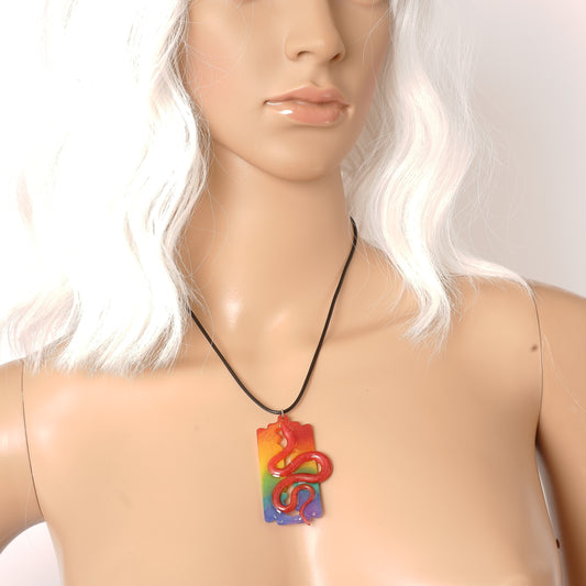 Kette "Razor Snake Rainbow"