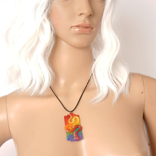 Kette "Razor Snake Rainbow"