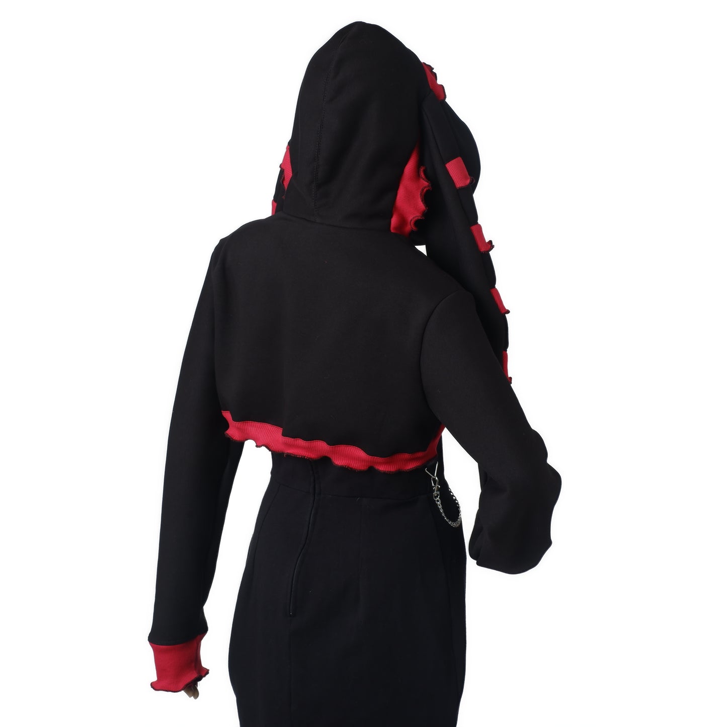 Kapuzenshrug "Bunny red" Größe S