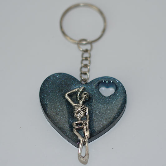 Herz-Anhänger - Skelett