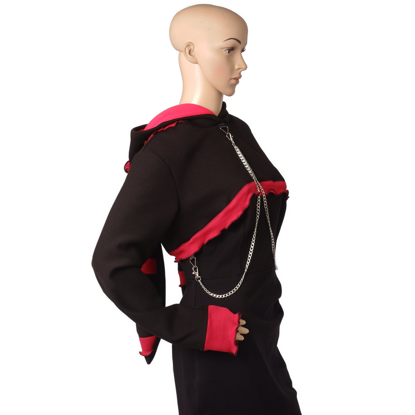 Kapuzenshrug "Bunny red" Größe S