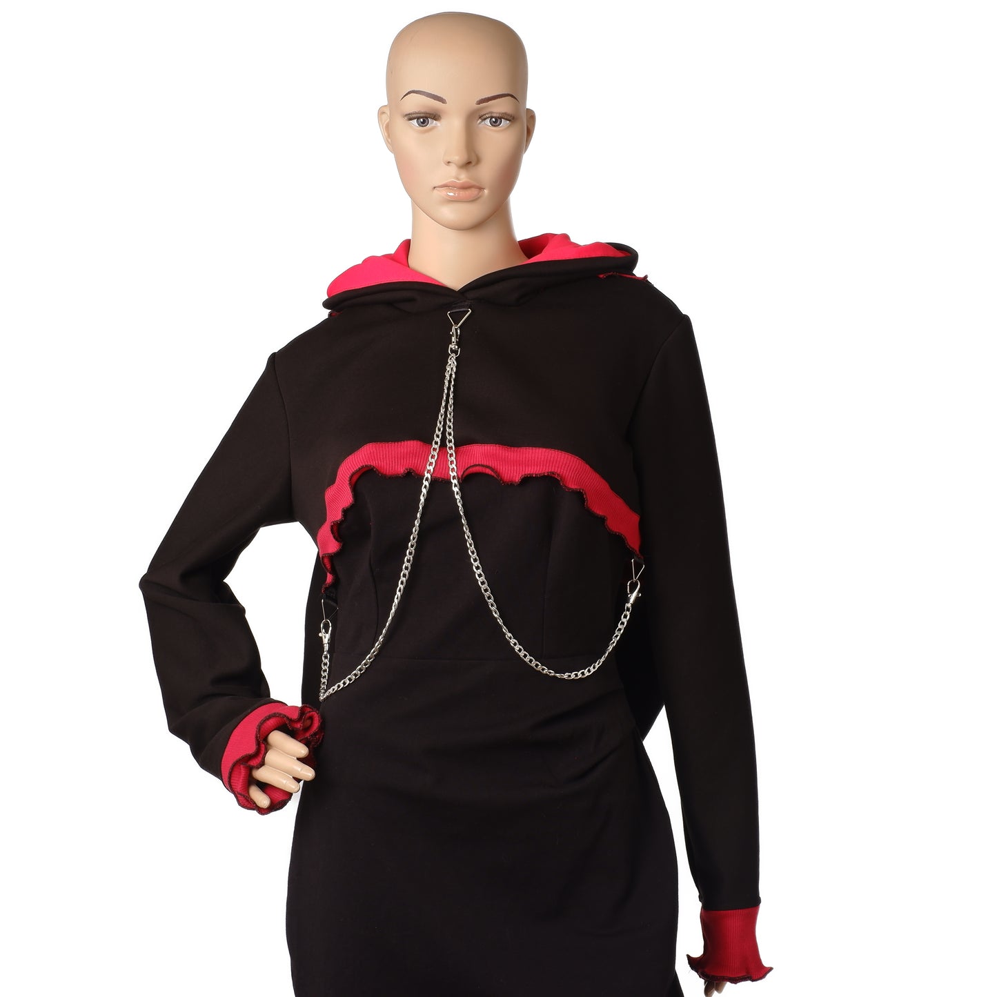 Kapuzenshrug "Bunny red" Größe S