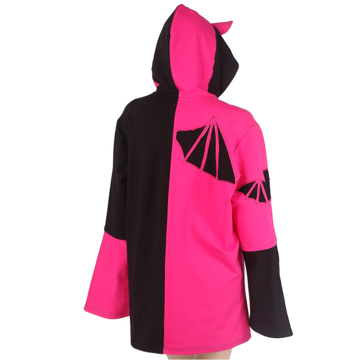 Hoodie -  Neon Bat - Größe XL