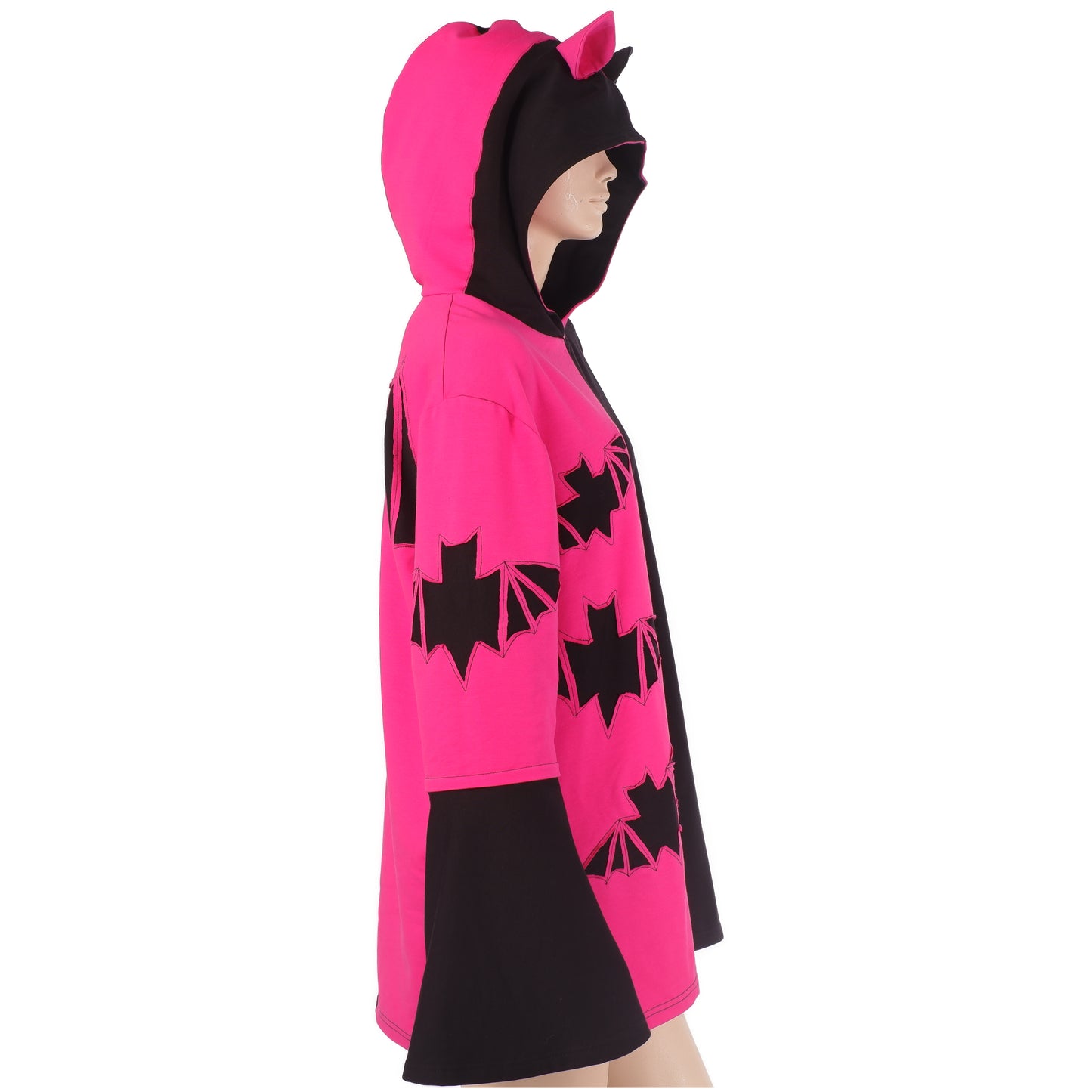 Hoodie -  Neon Bat - Größe XL