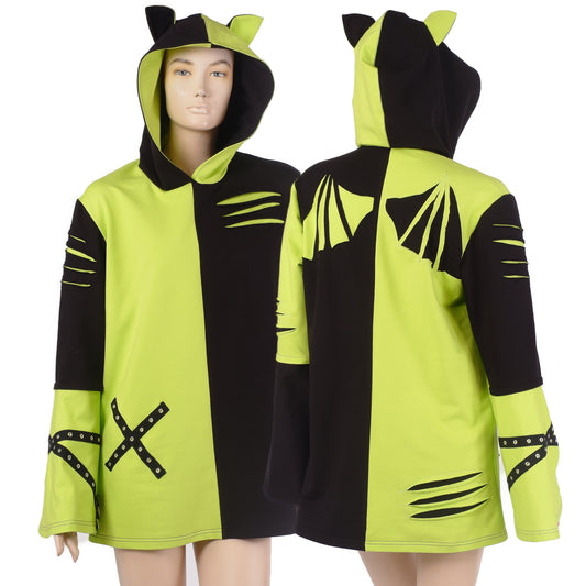 Hoodie - Cyber-Bat - Größe M