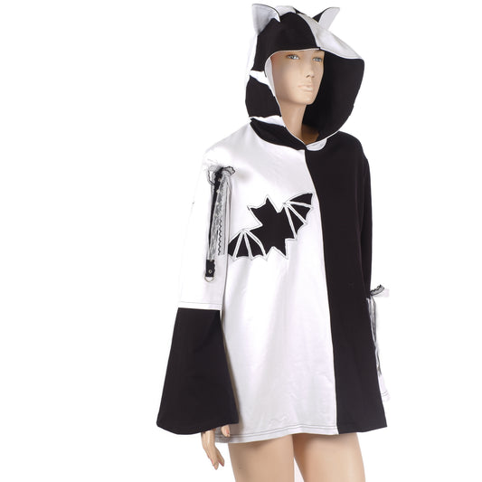 Hoodie - Black & White- Größe M