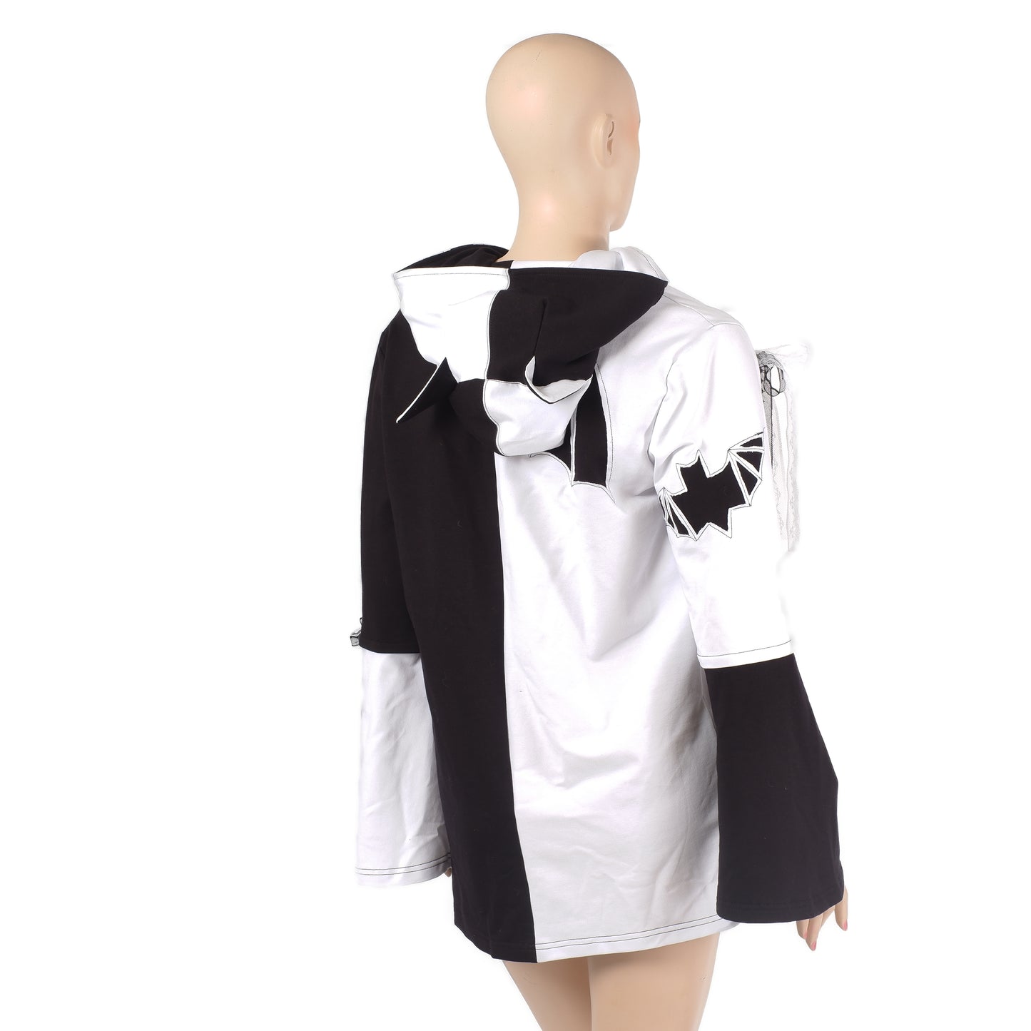 Hoodie - Black & White- Größe M