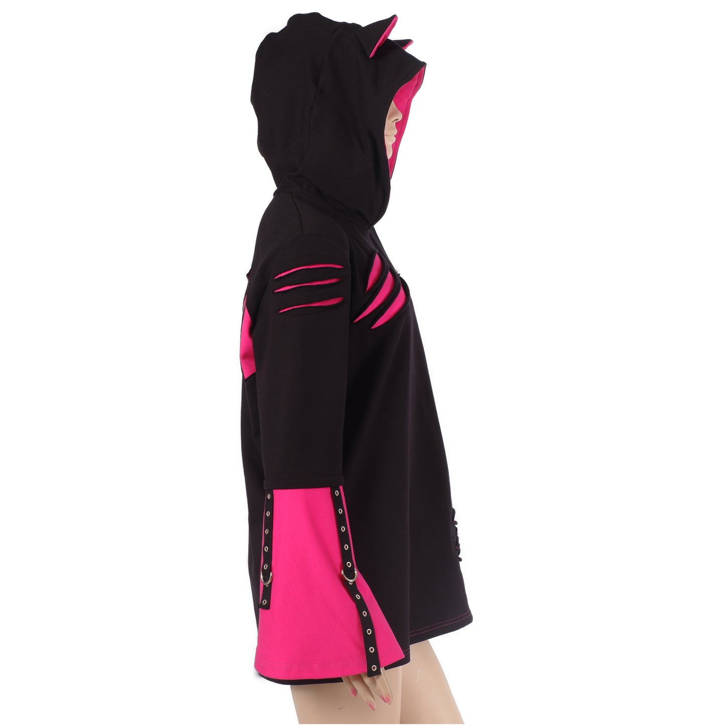 Hoodie - Neon Bat - Größe M