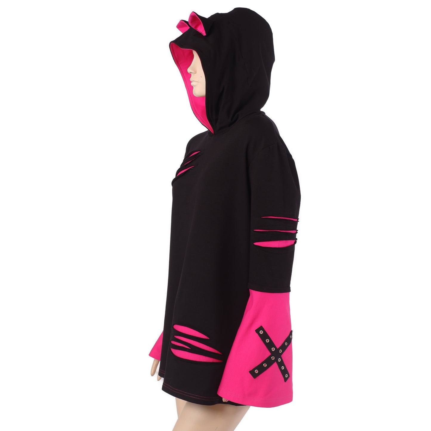 Hoodie - Neon Bat - Größe M