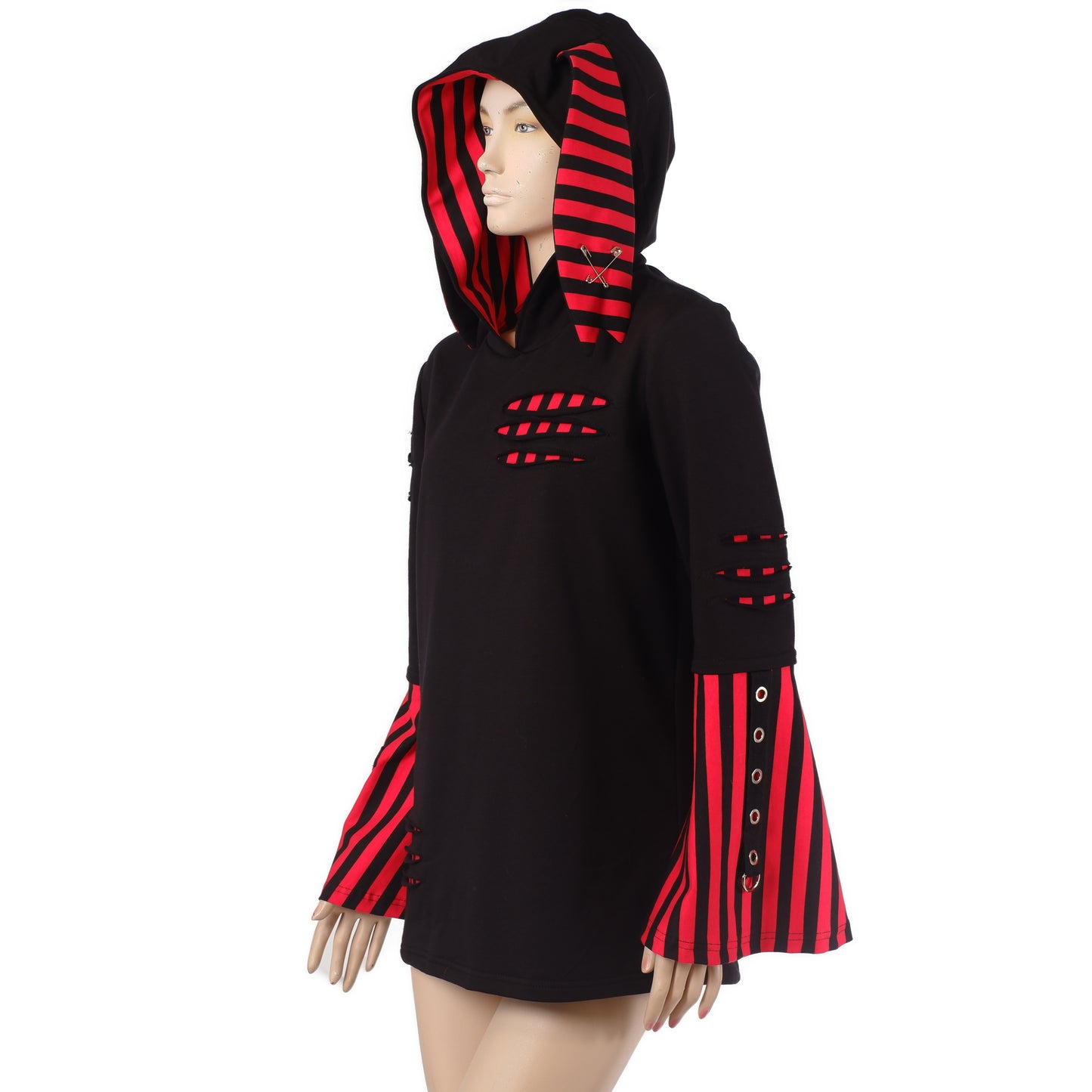 Hoodie  -Shredded Rabbit -  S