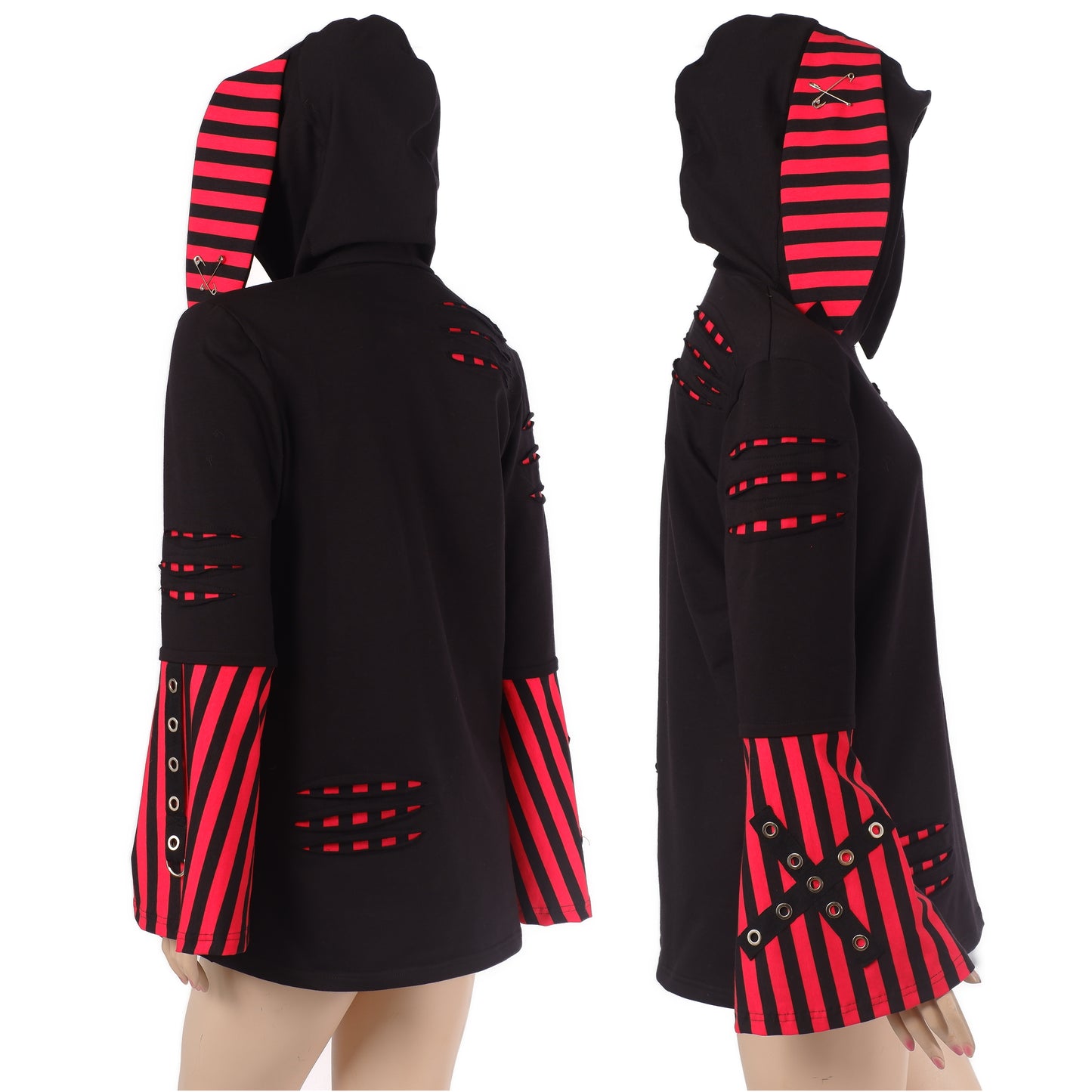 Hoodie  -Shredded Rabbit -  S