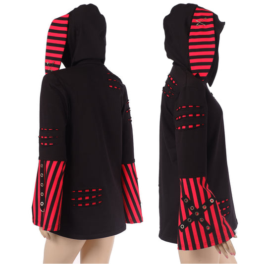 Hoodie  -Shredded Rabbit -  S