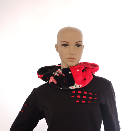 Kapuzenloop "Splitcolor Stars 2"