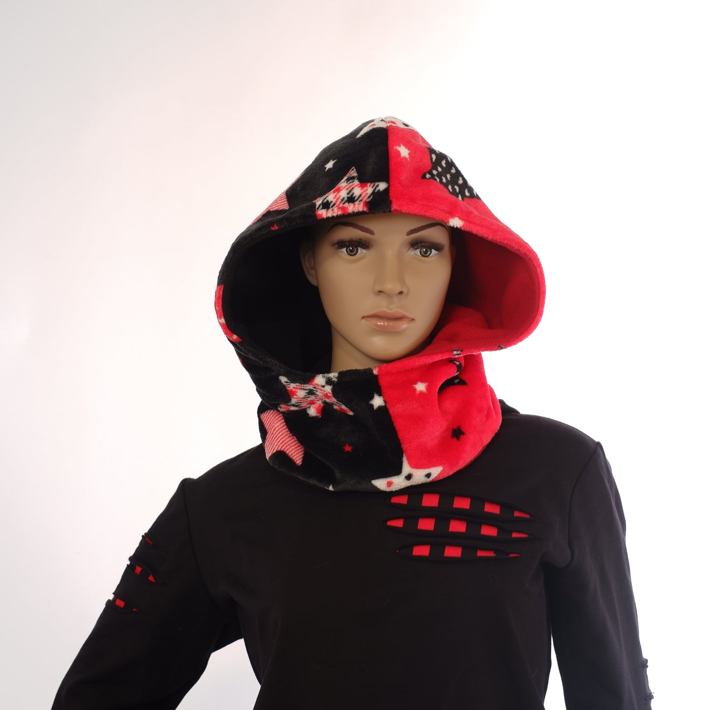 Kapuzenloop "Splitcolor Stars 2"