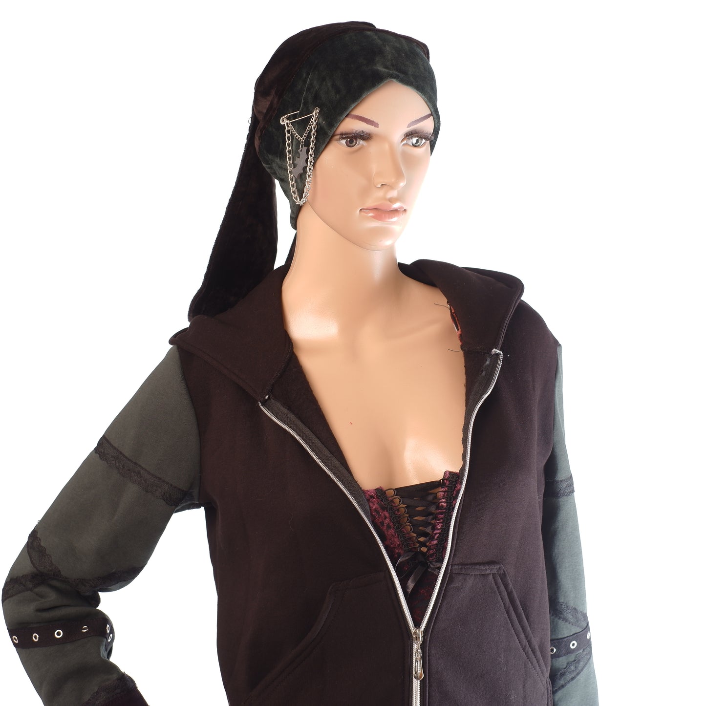 Velvet Bunny Beanie - Bats in Chains