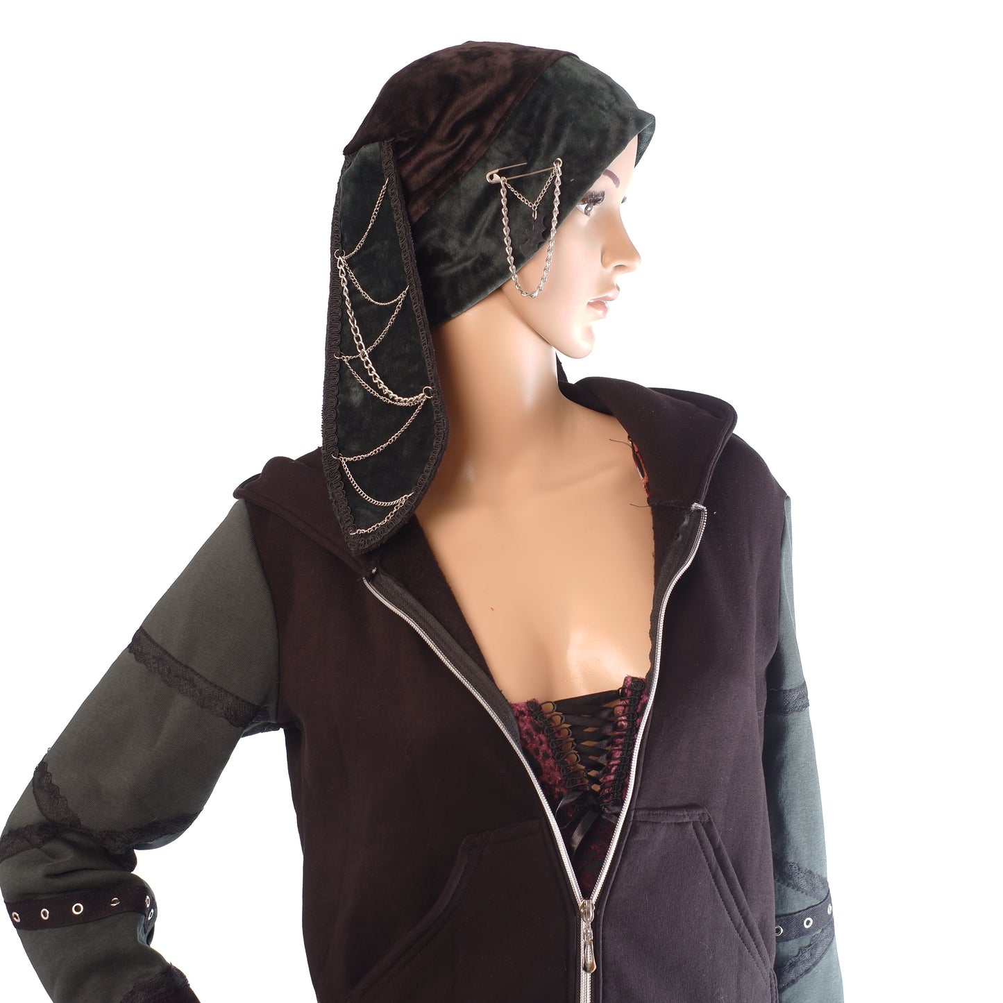 Velvet Bunny Beanie - Bats in Chains