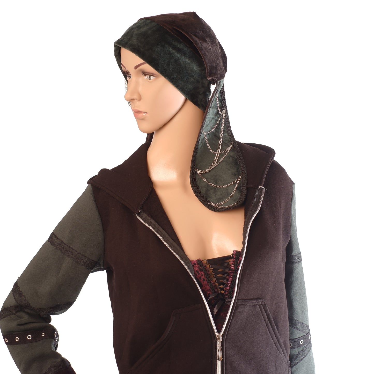 Velvet Bunny Beanie - Bats in Chains