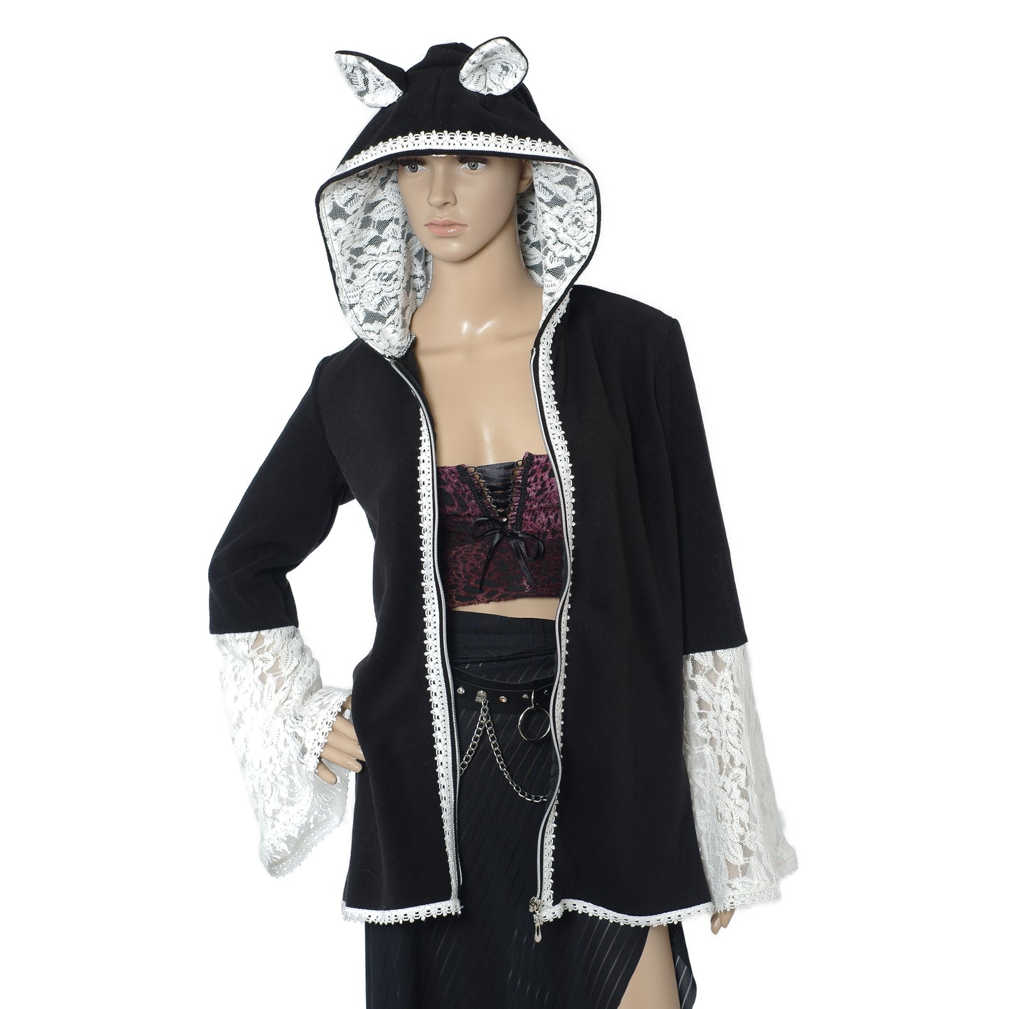 Kapuzenjacke -  Größe XS