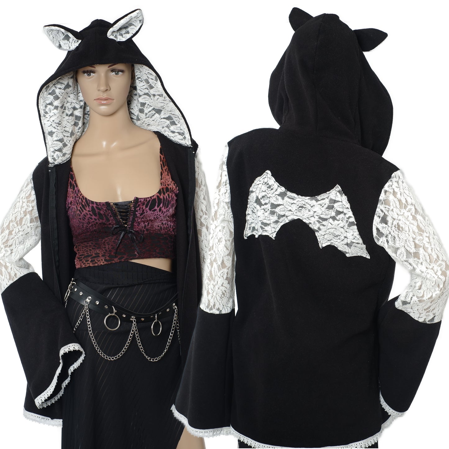 Kapuzenjacke -  Größe S