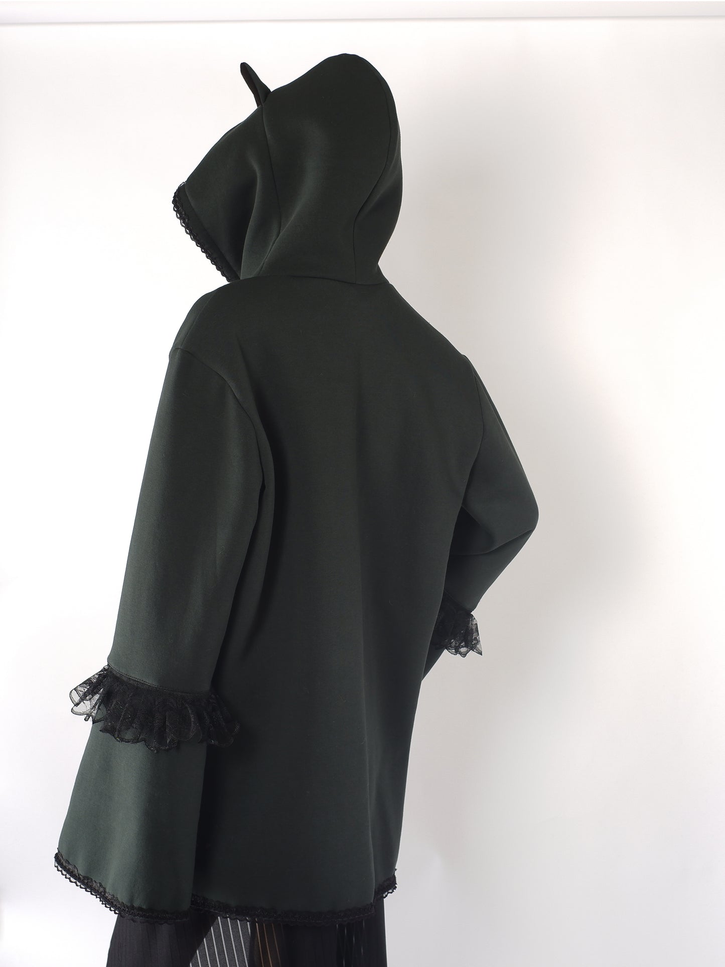 Oversize Kapuzenjacke -  Größe XL "Emerald"
