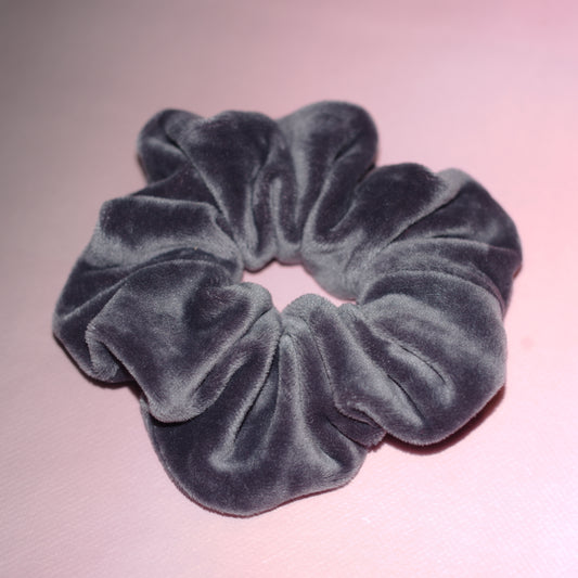Scrunchie  "Velvet Elegance" Antrazit