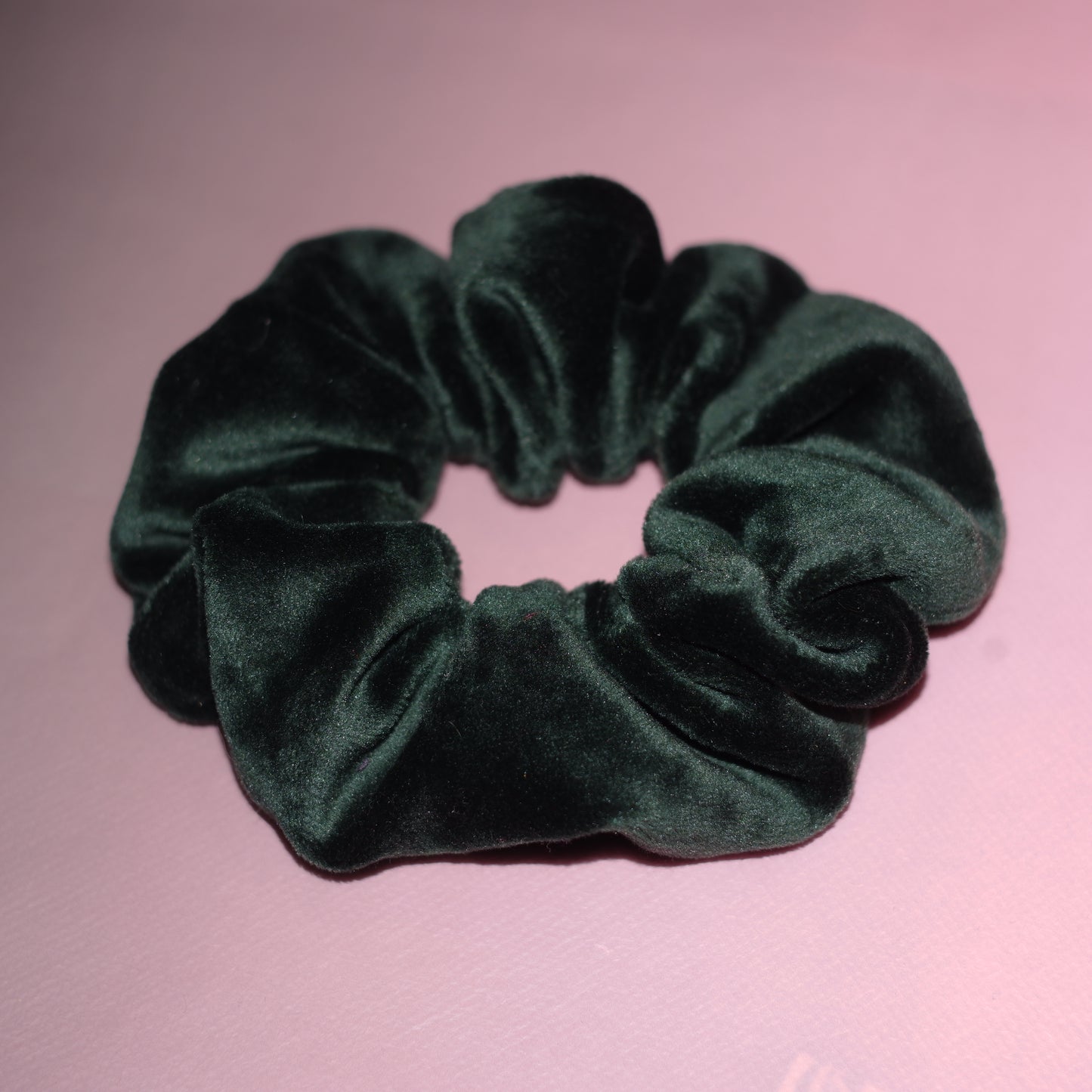 Scrunchie  "Velvet Elegance" Grün