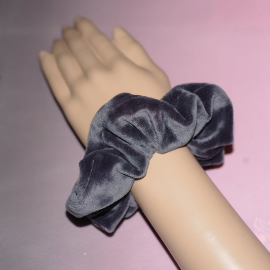 Scrunchie  "Velvet Elegance" Antrazit